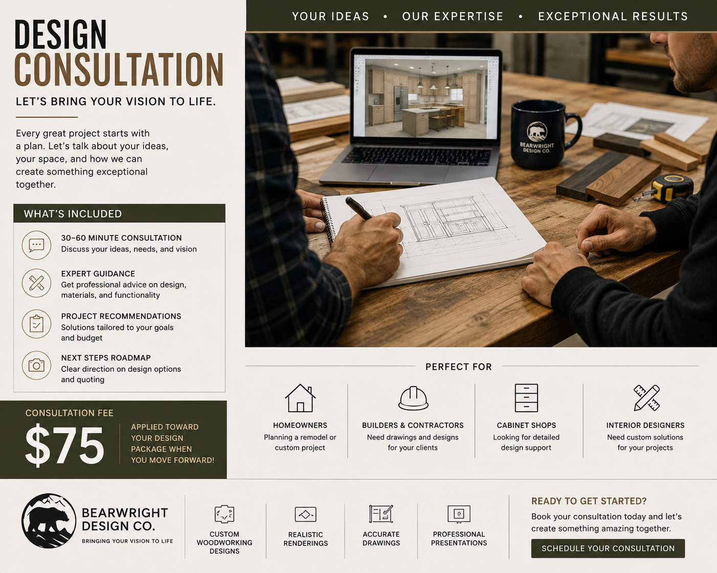 Custom Woodworking Design Services
